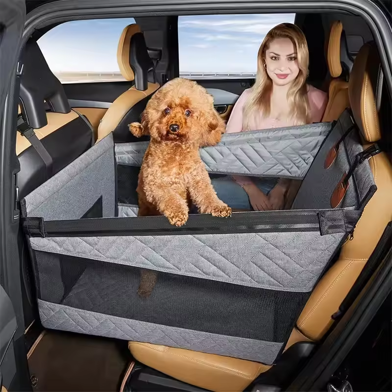 PetLovu Waterproof Dog Car Nest Bed & Back Seat Extender