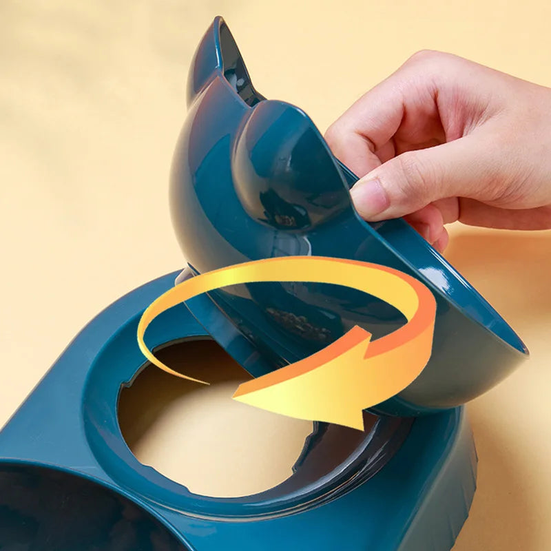 3-in-1 cat feeder water dispenser