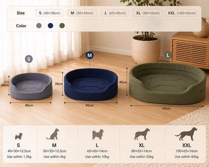 Cozy Pet Mattress Bed – Warm Winter Dog & Cat Bed
