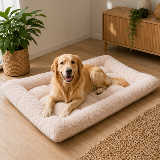 Cozy Plush Dog Sofa Bed – Ultra-Soft & Thick